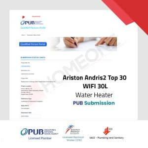 Ariston Andris2 TOP 30 Wifi 30L PUB Submission