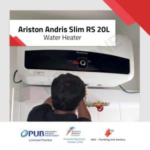 Ariston Andris Slim RS 20L with technician