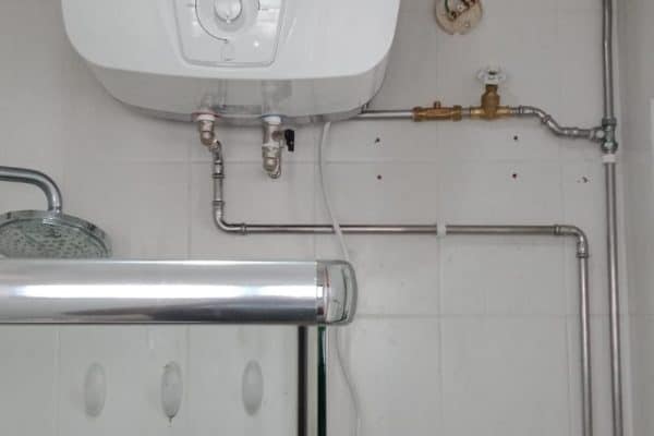 Rubine Model Water Heater Exposed