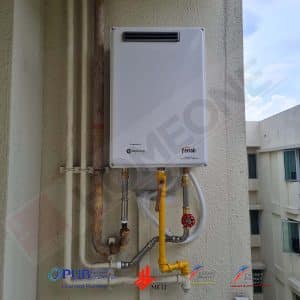 Ferroli GS 20 OE TG Gas Water Heater Singapore #1 Safety Licensed Gas Replacement, repair & installation to resolve no hot water, control panel no display issue.