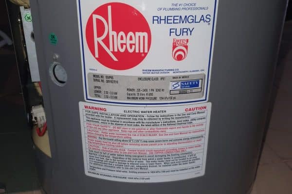 Rheem 85VP6S at HDB Replacement at Sembawang Close HDB