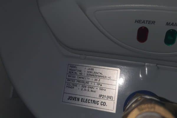 Joven Water Heater 510 Orchard Road