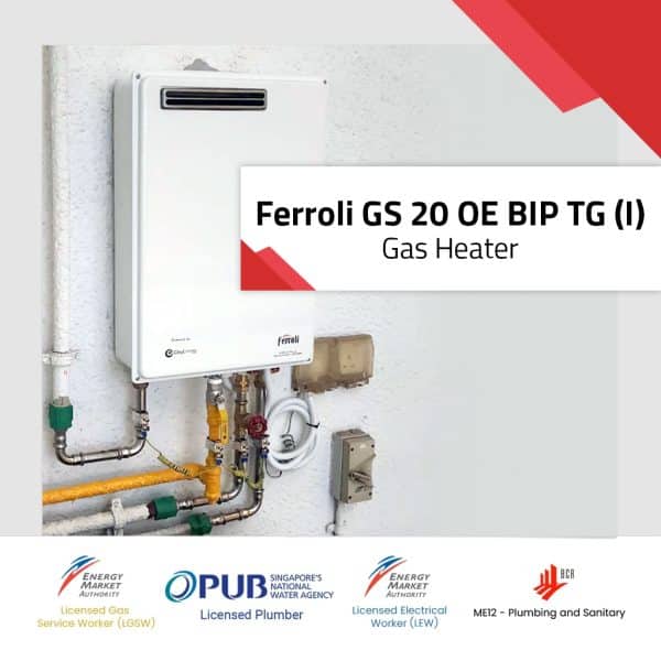 Ferroli GS 20 OE BIP TG (I) Gas Water Heater