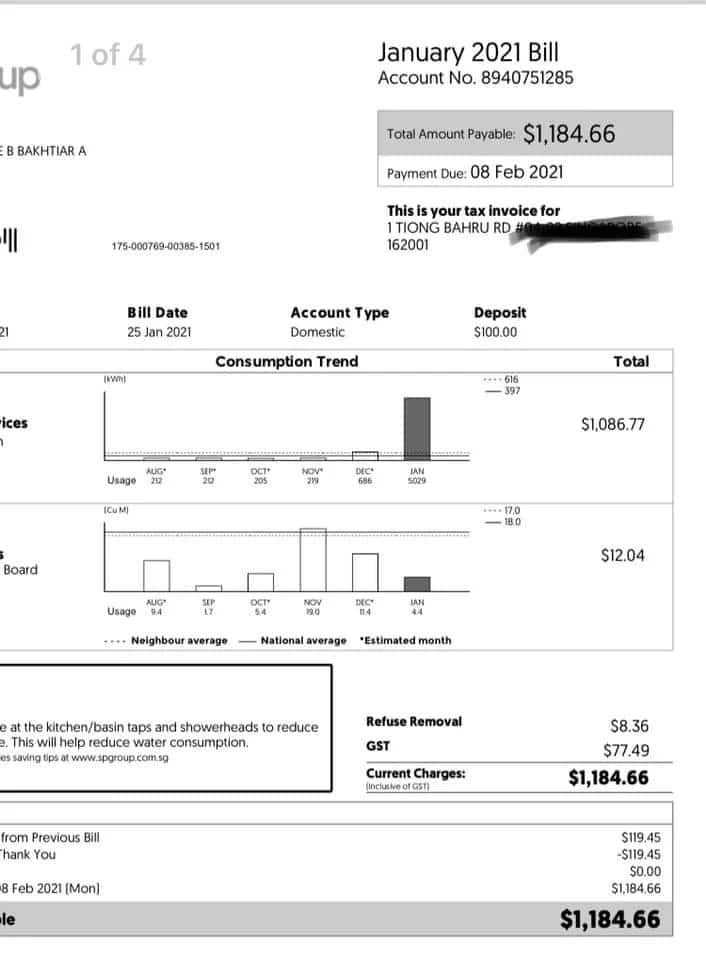 sp utilities bill