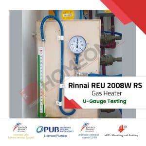 Rinnai REU 2008W RS U-Gauge Testing