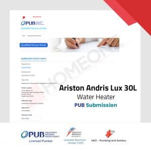 Ariston Andris Lux 30L PUB Submission