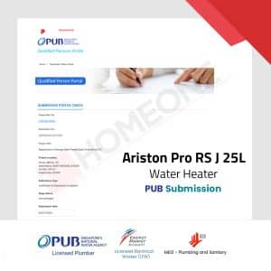 Ariston PRO RS J 25 Electric Storage Water Heater PUB Submission