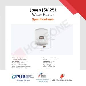 Joven JSV 25L Specifications