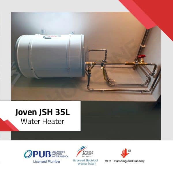 Joven JSH-35 Electric Storage Water Heater Insatallation