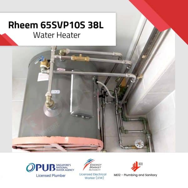 Rheem 65SVP10S 10 Gallon 38L Storage Water Heater