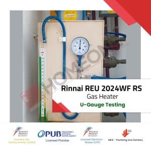 Rinnai REU 2024WF RS U-Gauge Testing