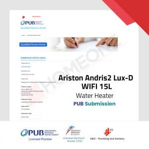 Ariston Andris2 Lux-D Wifi 15L PUB Submission