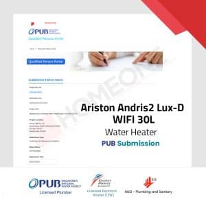 Ariston Andris2 Lux-D Wifi 30L PUB Submission