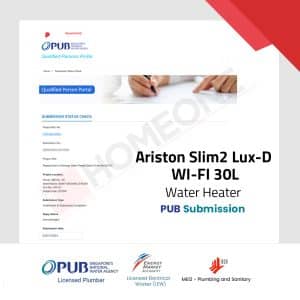 Ariston Slim2 Lux-D WI-FI 30L PUB Submission