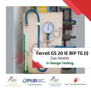 Ferroli GS 20 IE BIP TG (I) U-Gauge Testing