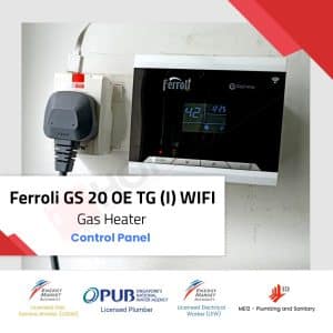 Ferroli GS 20 OE TG (I) WIFI Control Panel