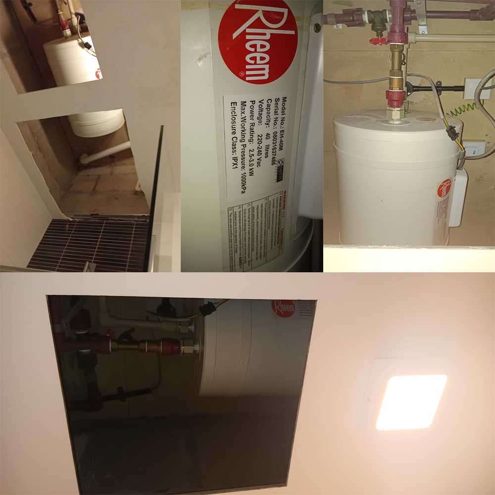 Rheem EH-40M water heater replacement at The Coastat Sentosa Cove