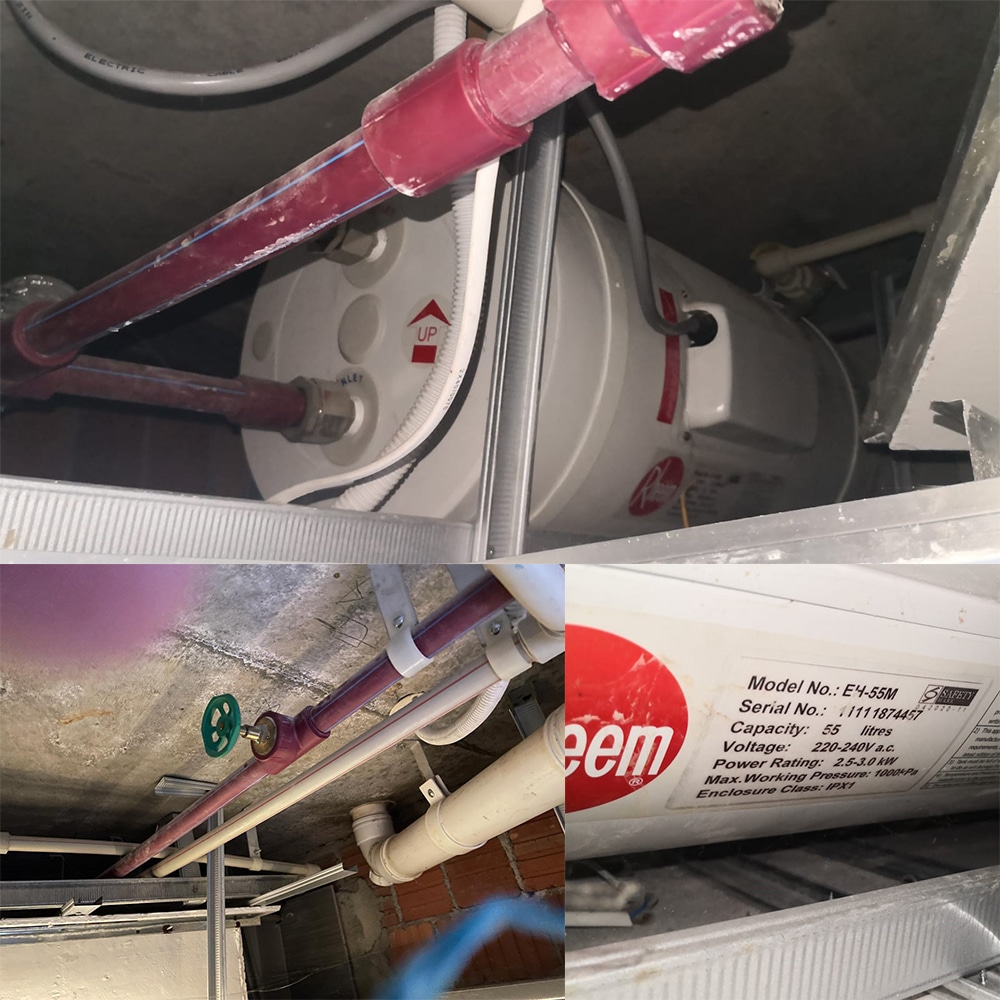 Rheem EH-55M water heater replacement at La Brisa - 12 Mar 2024