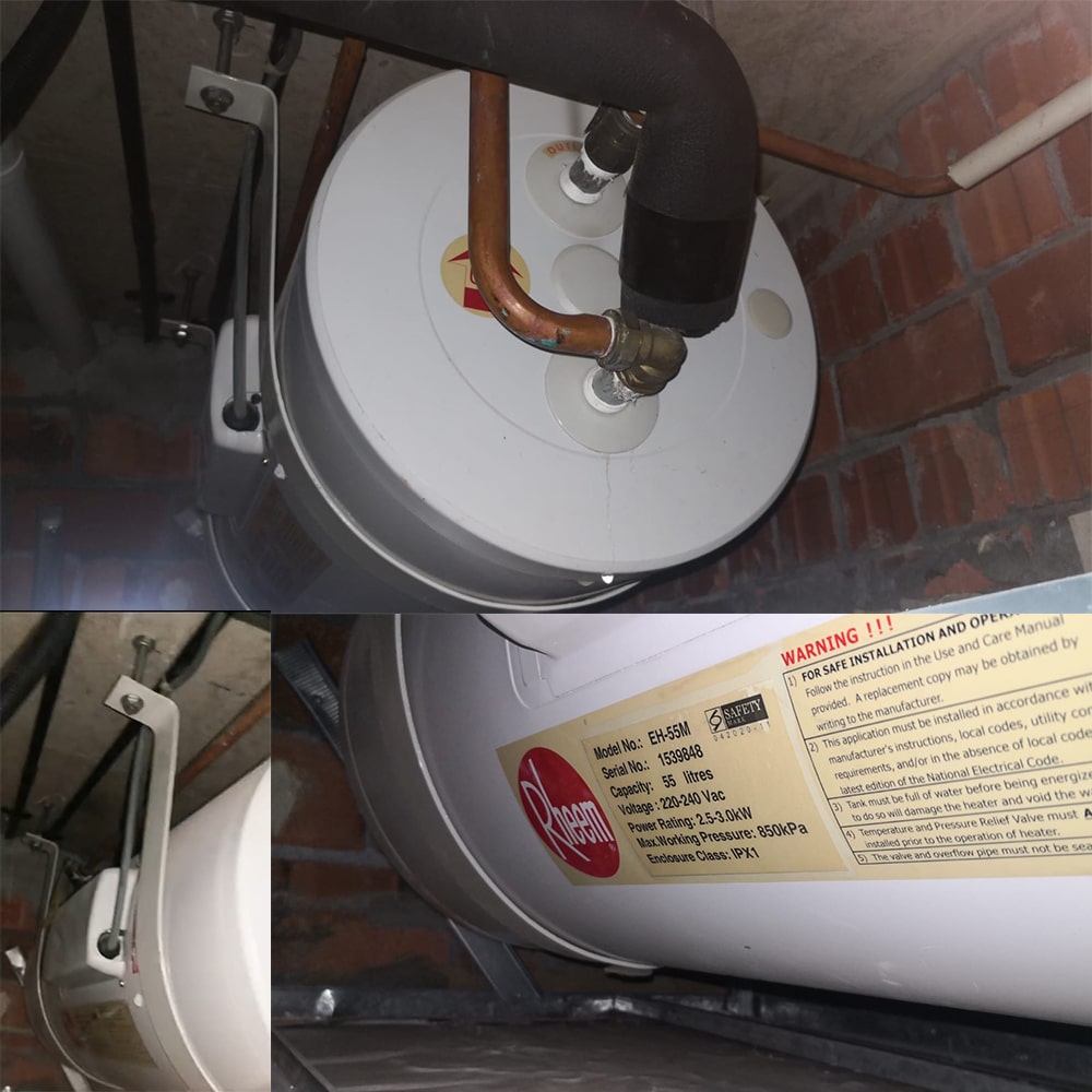 Rheem EH-55M water heater replacement at Varsity Park Condominium - 14 Mar 2024