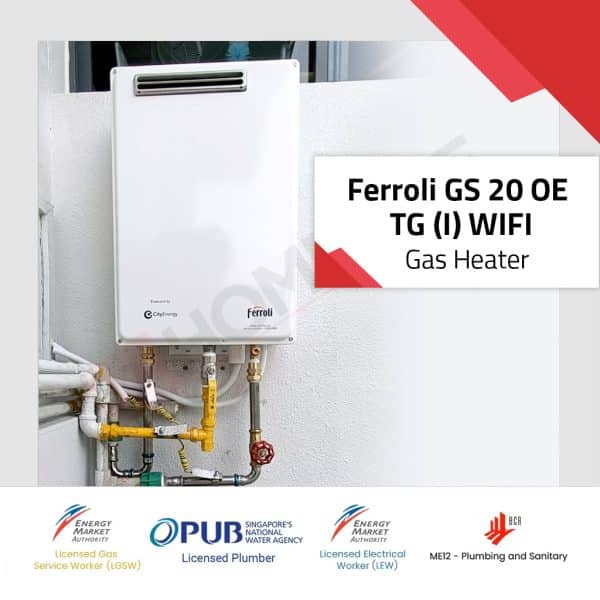 Ferroli GS 20 OE TG (I) Gas Water Heater