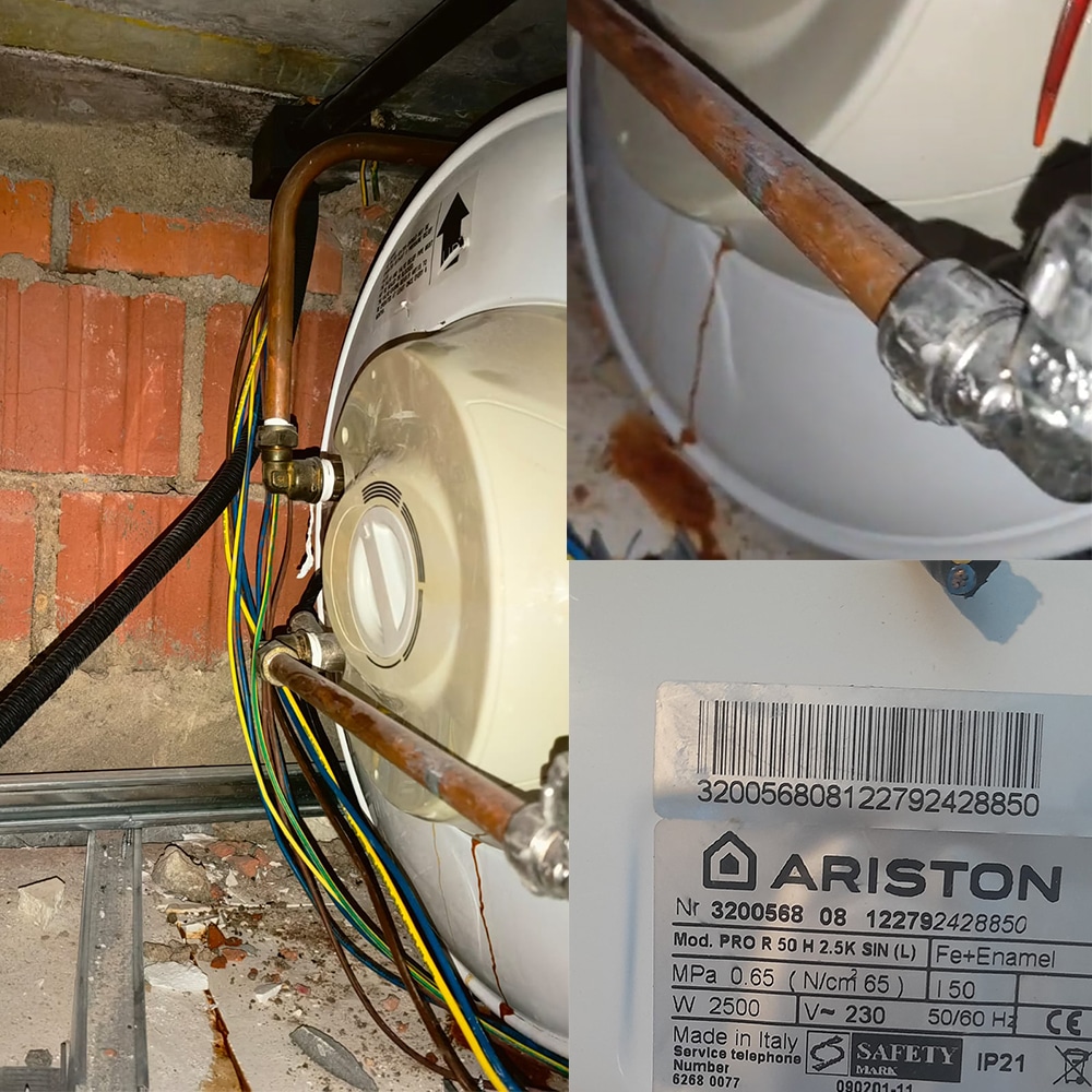 Ariston PRO R 50H water heater replacement at Compass Heights - 17 May 2024