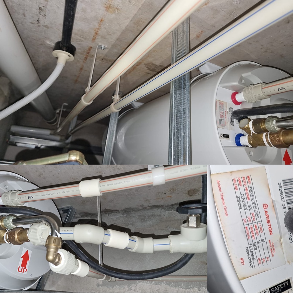 Ariston PRO R S 56SHE water heater replacement at Hedges Park Condominium - 21 May 2024