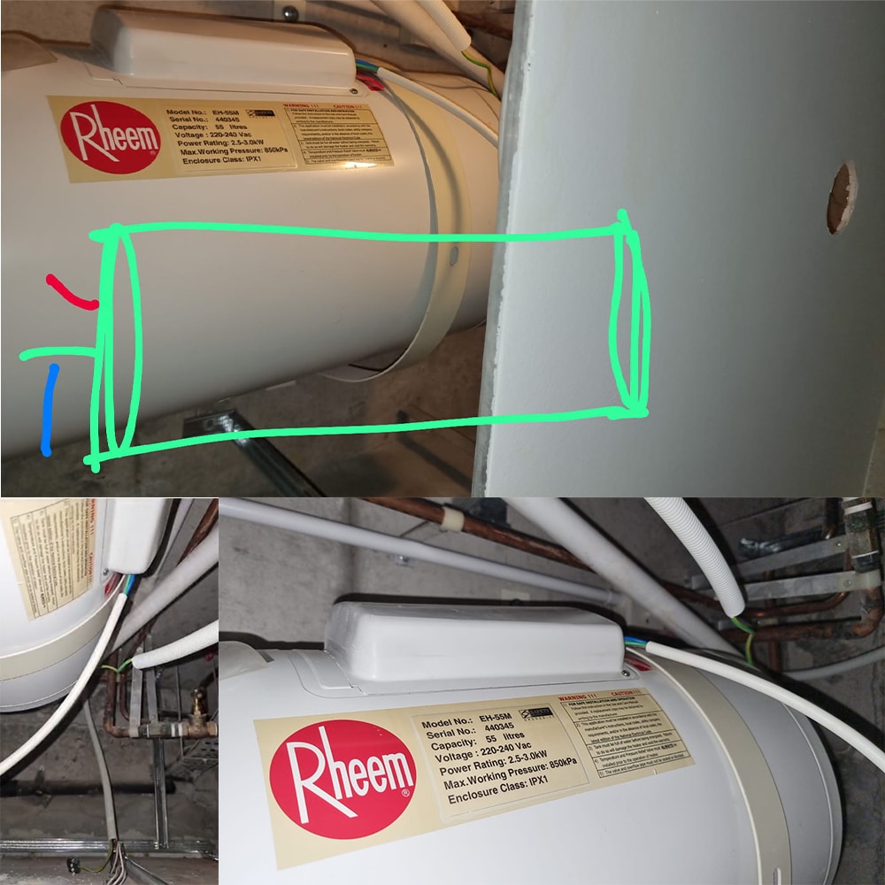 Rheem EH-55M water heater replacement at Edelweiss Park Condo - 25 May 2024