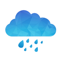 raining weather icon