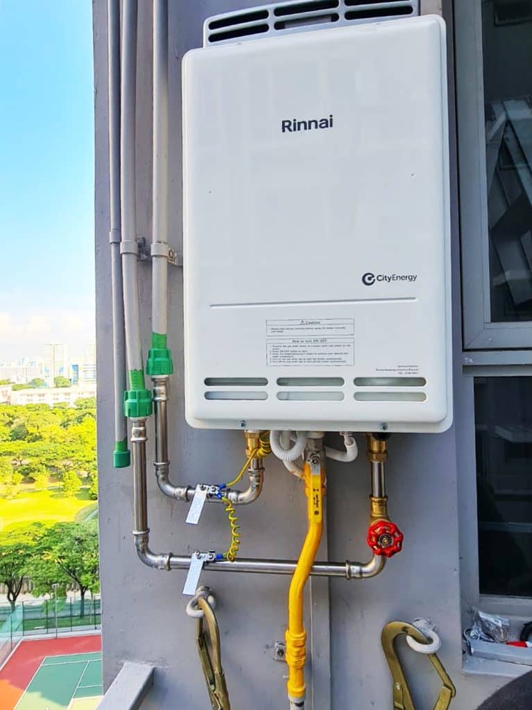 Rinnai Gas Water Heater Replacement Repair in Singapore