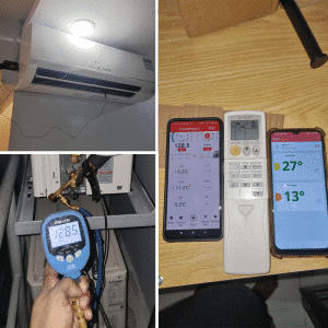 HDB Aircon Installation - Testing the System