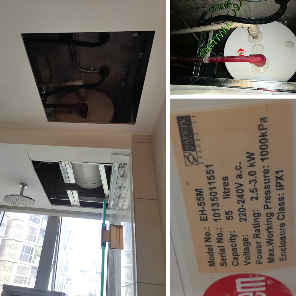 Rheem EH-55M water heater repalcement at Bartley Residences -5 Jun 2024