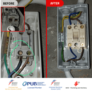 Storage Water Heater Safety - Burned Isolator Replacement