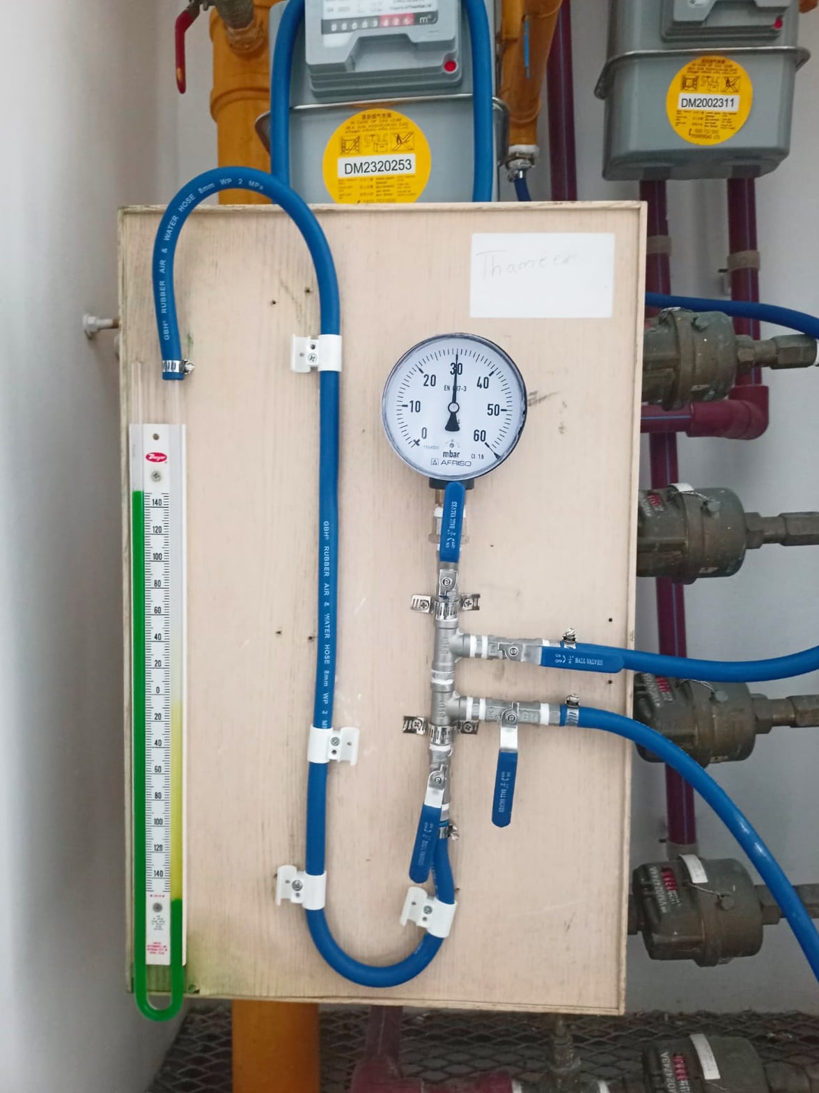 Gas Pressure Gauge Test – After Gas Water Heater Replacement