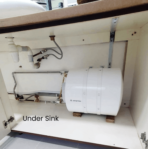 Installation Under Sink