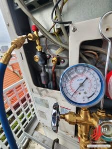 Aircon Pipe Replacement - Pressure Guage Testing -Fortune View - SiteAssessment