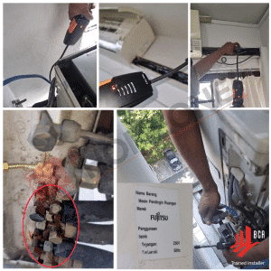 Fujitsu Aircon Gas Leak Repair - Featuring Photo - 31 Sep 2024