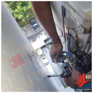 Fujitsu Aircon Gas Leak Repair - Flaring - 31 Sep 2024