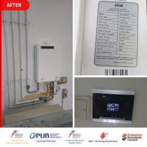 Ferroli Gas Water Heater GS 16 OE BIP TG Condo 02-1