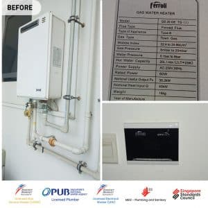 Ferroli Gas Water Heater GS 20 OE TG I Condo 01