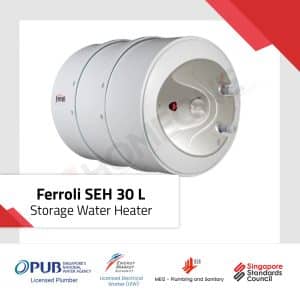 Ferroli SEH 30 L Storage Water Heater 2