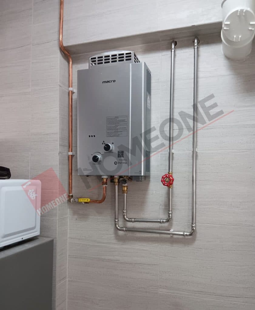 Newer HDB Flats (BTO)- Gas Water Heater