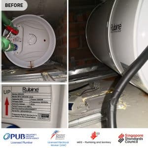 Rubine Water Heater SPH 40S Condo 01