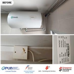 AOS Bath Water Heater ELJH-30 HDB 01