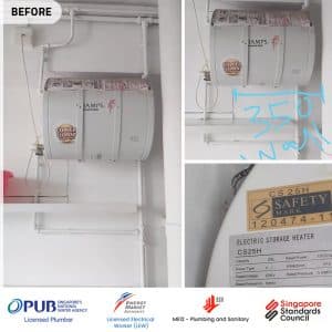 Champs Water Heater CS25H HDB 01