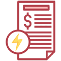 Electricity Bill Icon For Electric