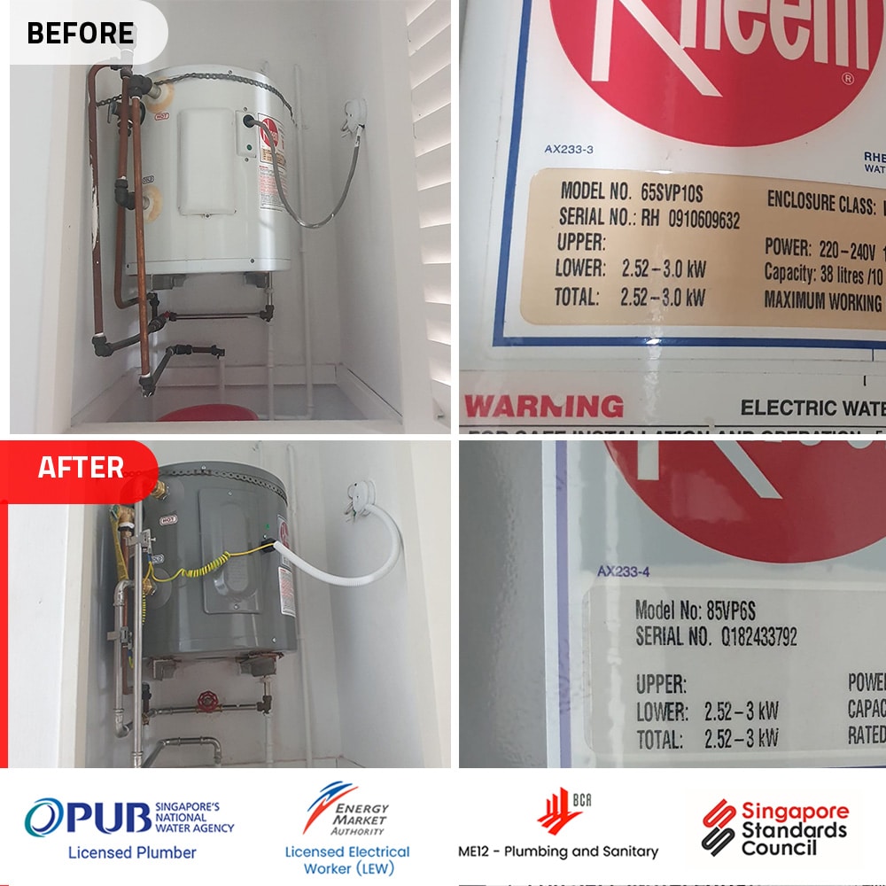 Rheem 65SVP10S at Luguna Park Replacement-00